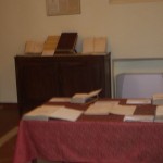 Allestimento mostra "Le carte parrocchiali dell' Arcidiocesi di Capua"